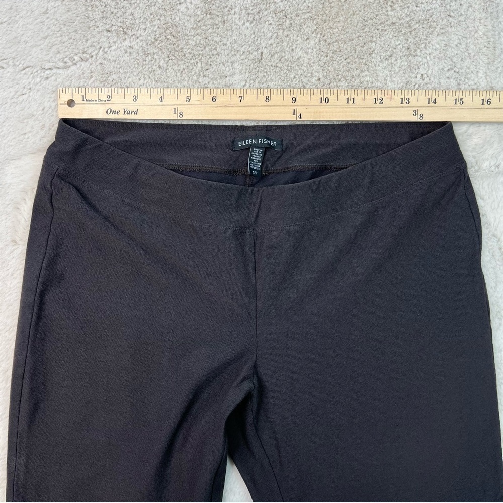 Eileen Fisher Slouch Flex Ponte Ankle Pants Taupe Espresso Size S Lagenlook Crop - Picture 6 of 8